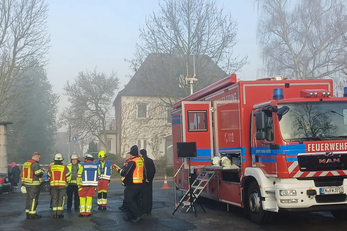 Wetter (Ruhr) – Abschluss Dachstuhlbrand in Wohngebäude