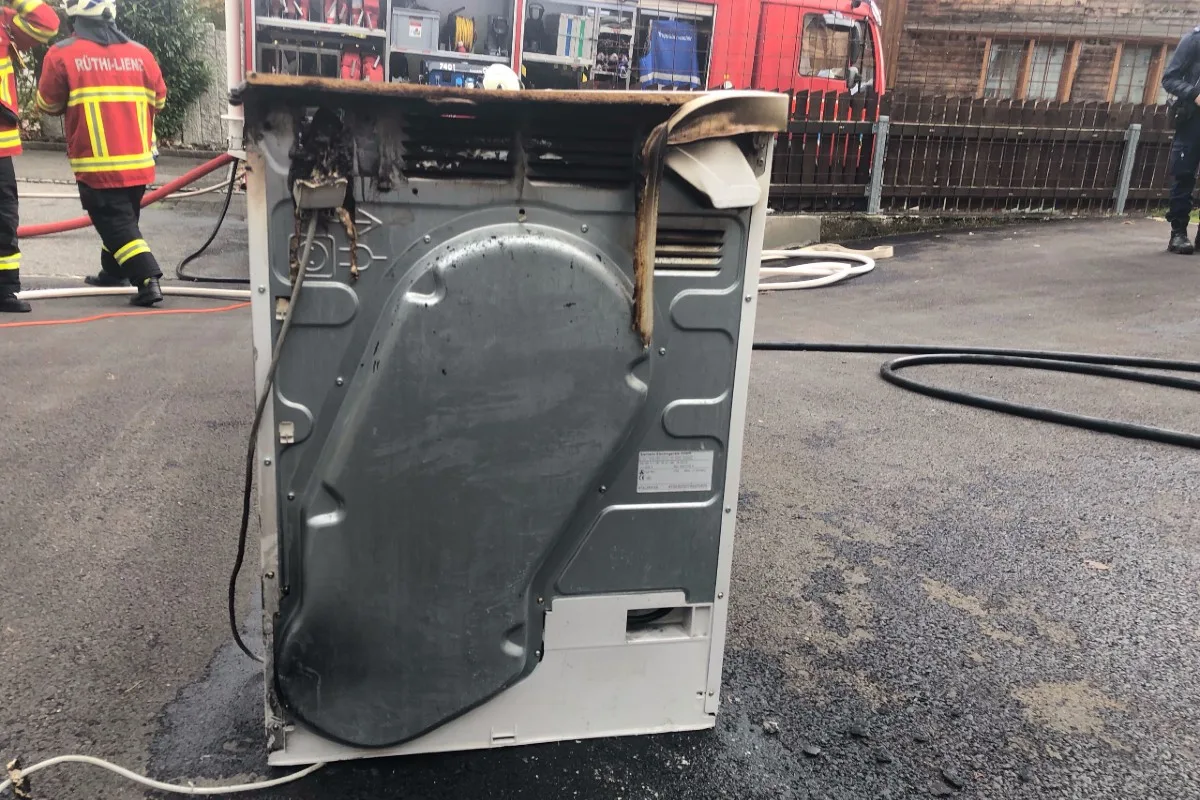 Rüthi SG - Tumblerbrand endet glimpflich