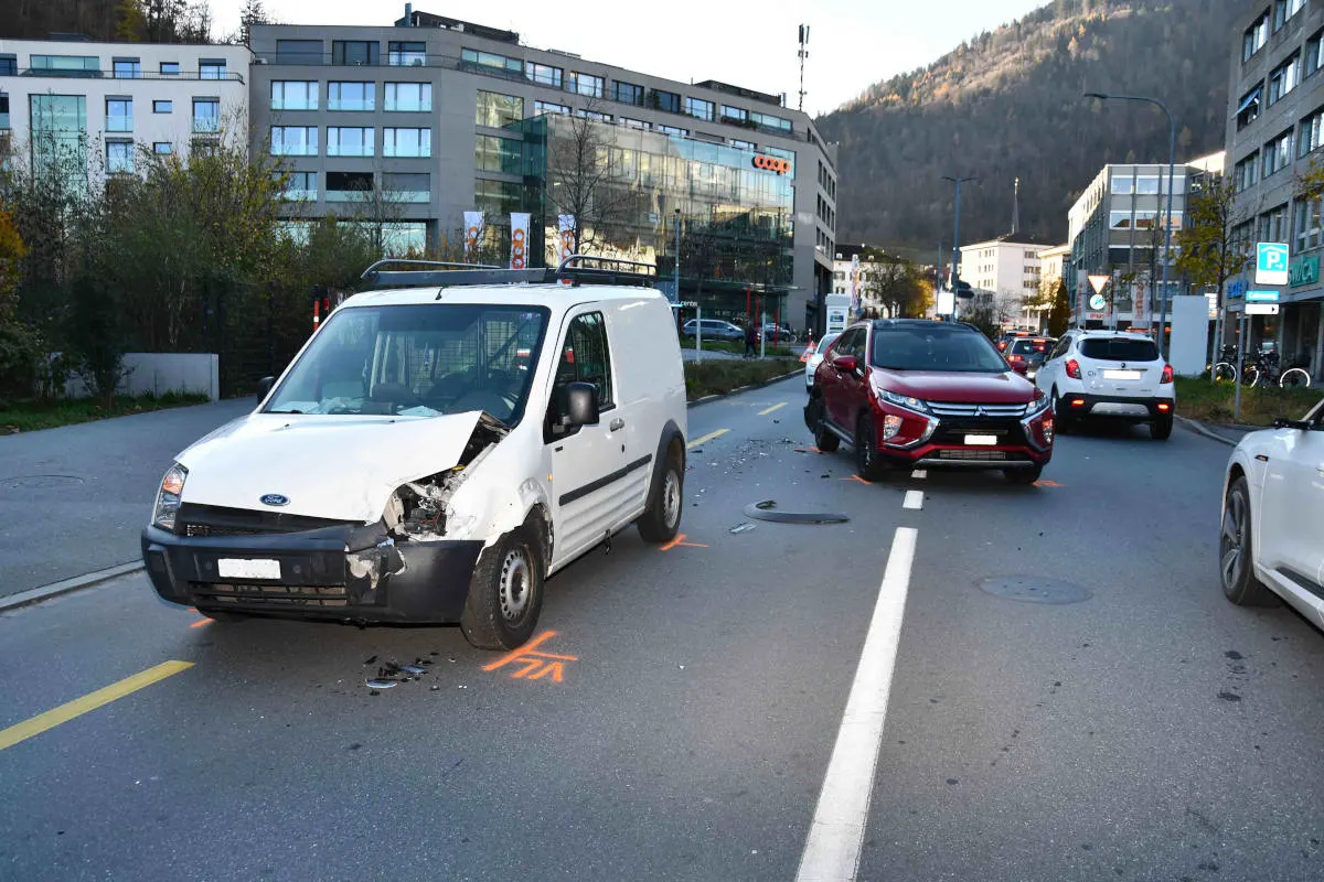 Chur GR – Verletzte Fahrzeuglenkerin nach heftiger Auffahrkollision