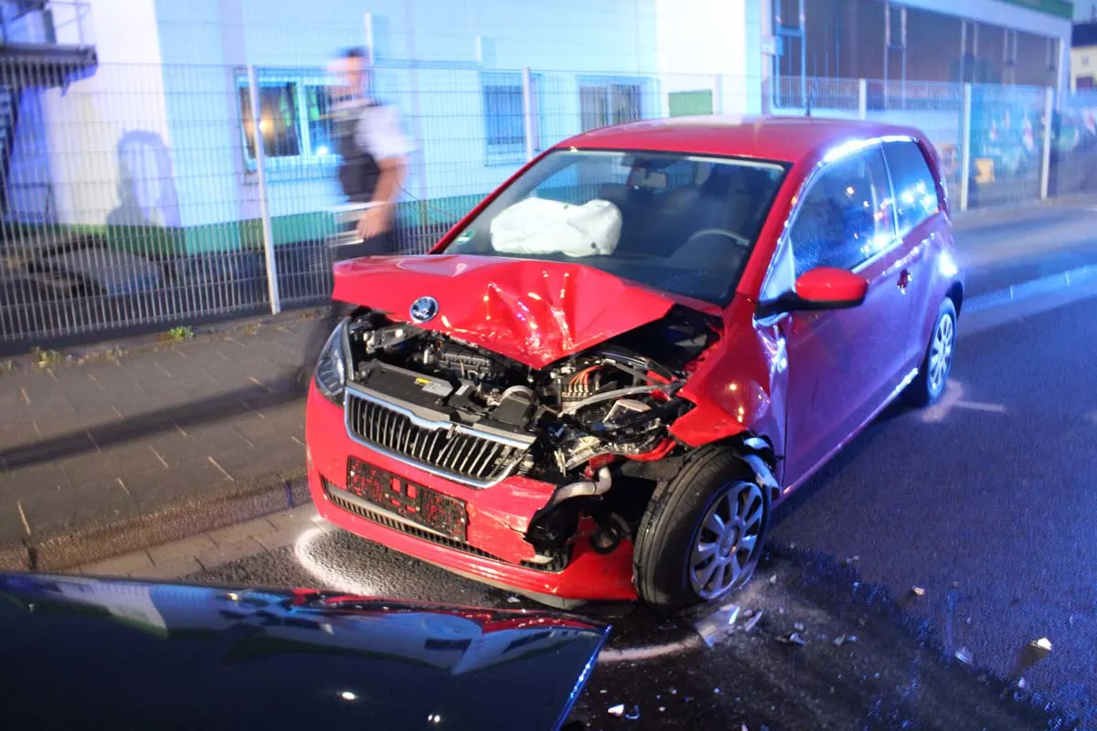 Haspe - Frontalunfall auf gerader Strecke