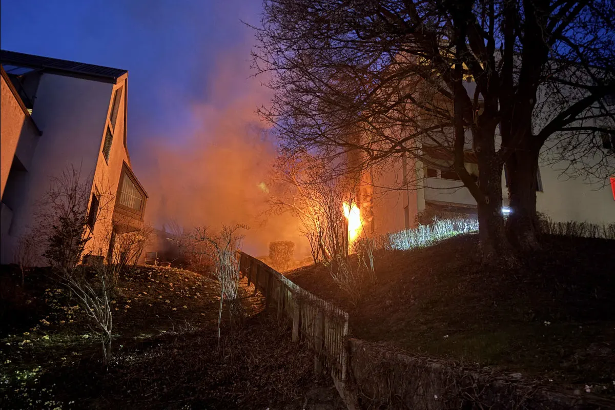 Brand in Schaffhausen – Wohnung in Mehrfamilienhaus unbewohnbar