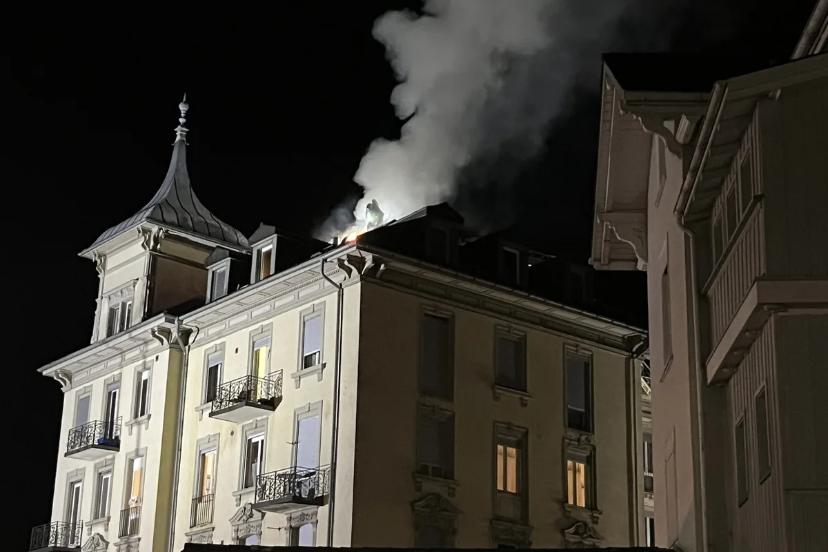 Interlaken BE – Brand in einem Mehrfamilienhaus