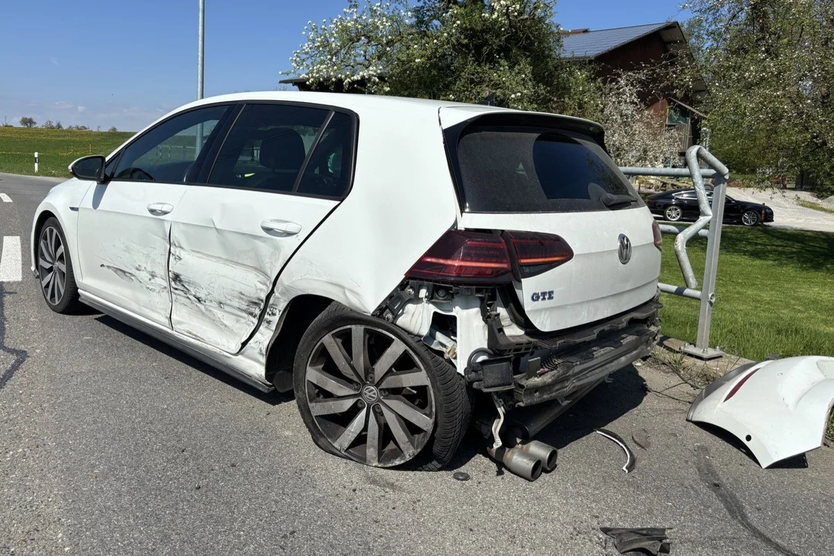 Amriswil TG – Unfall nach Kontrollverlust