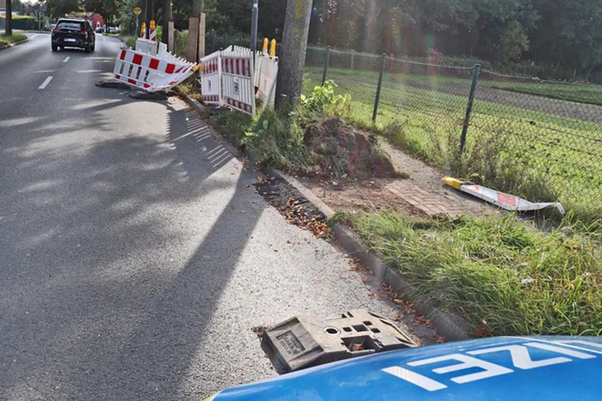Ratingen - 89-jährige Unfallverursacherin flüchtet von Unfallstelle