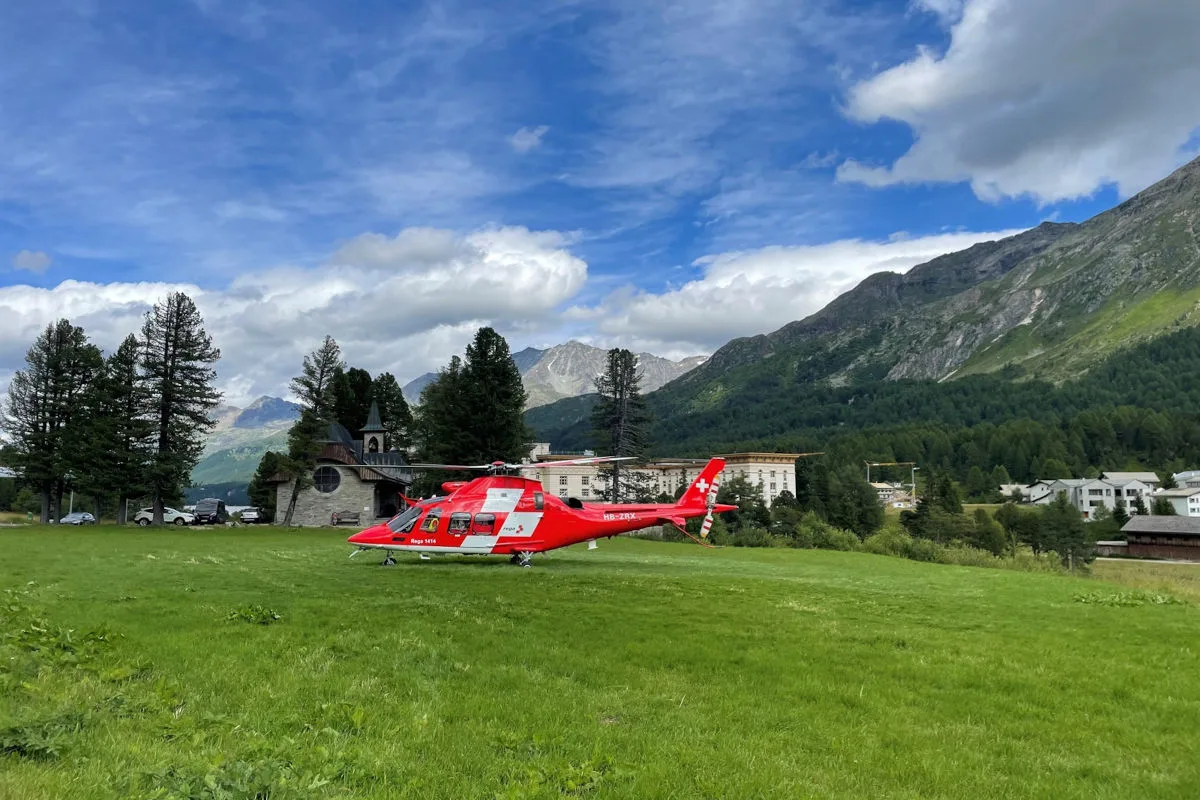 Maloja GR – Unfall mit Velo