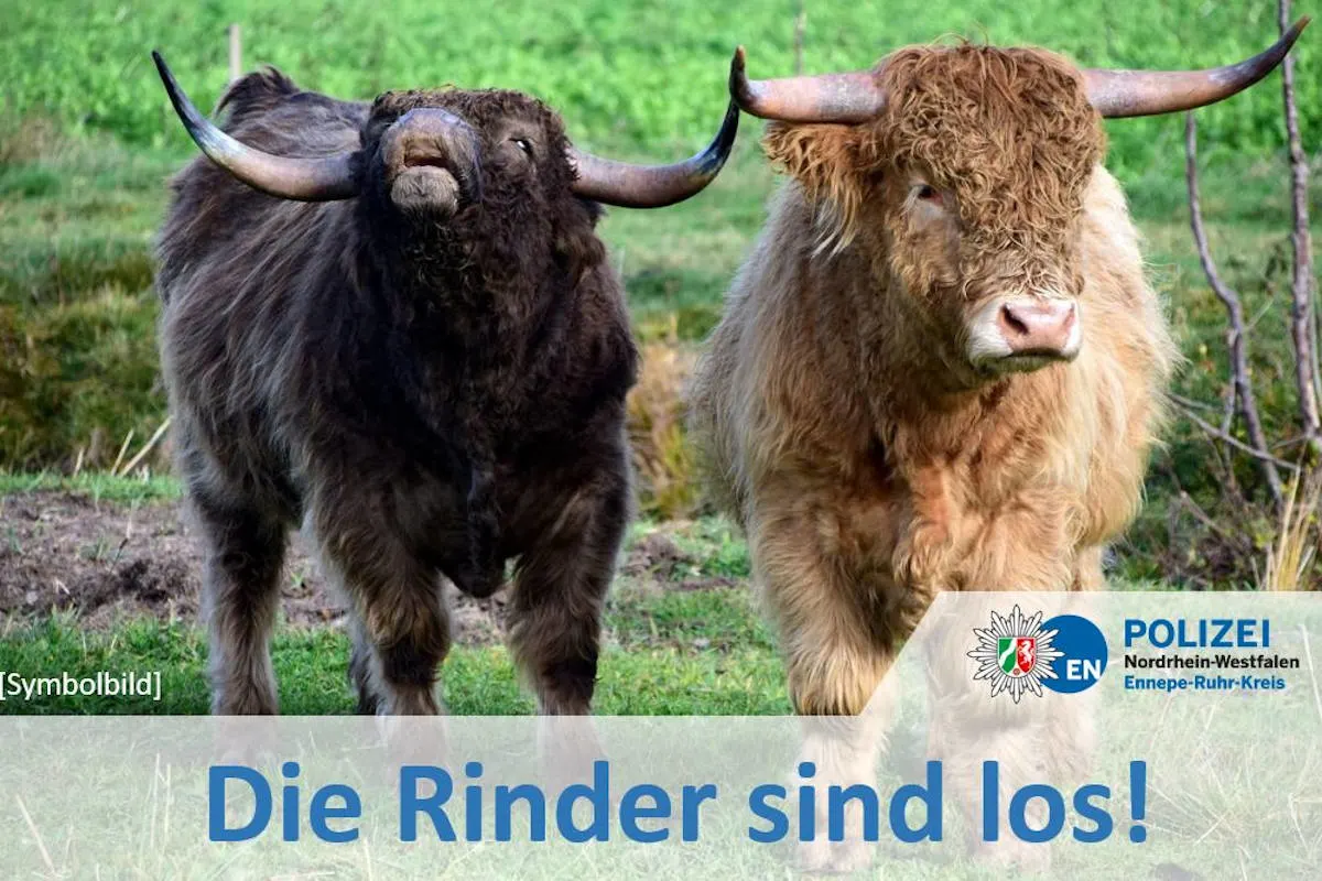 Sprockhövel – Die Rinder sind los