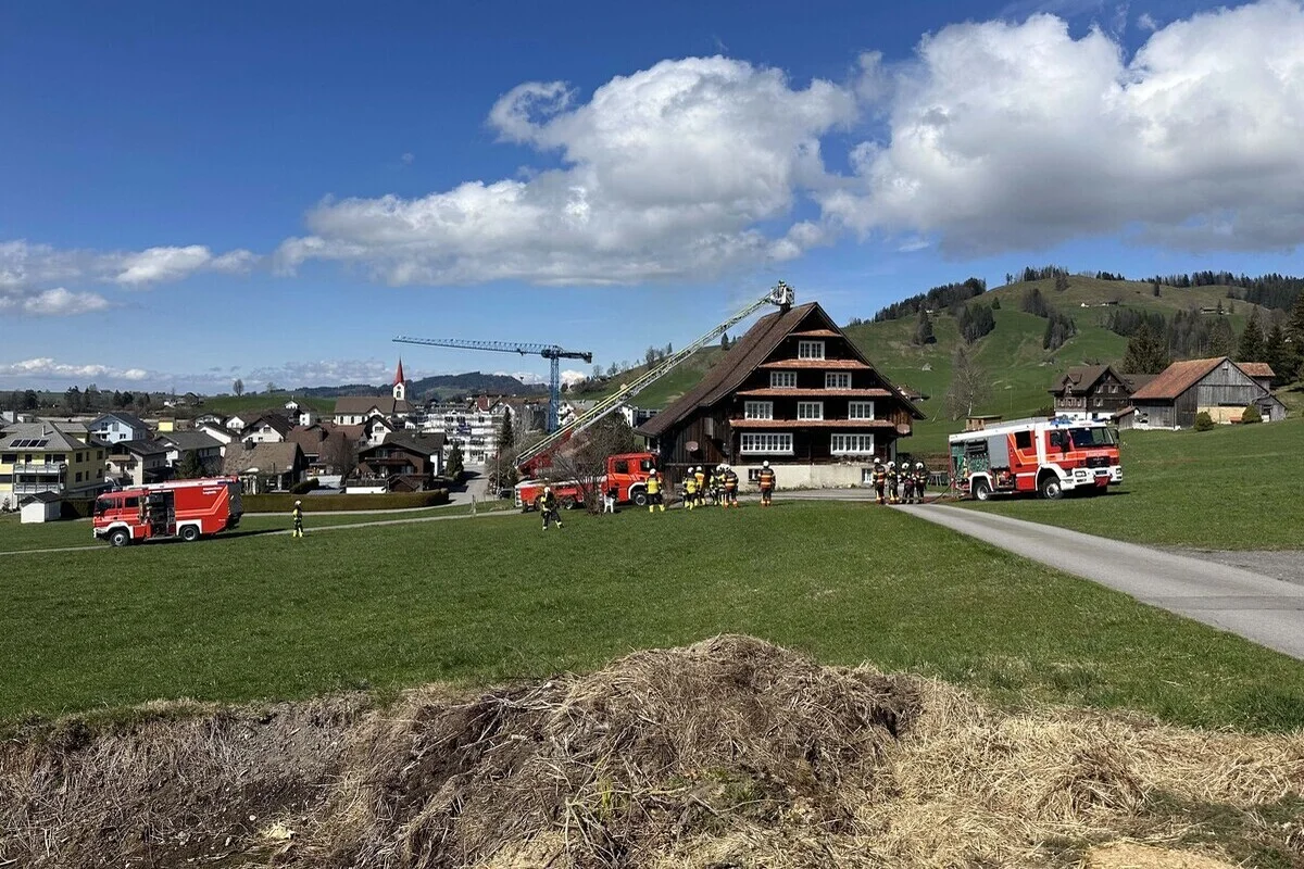 Willerzell SZ – Kaminbrand durch Russablagerung