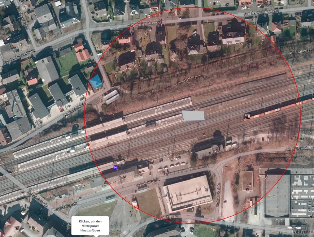 Polizeieinsatz und Räumung am Bahnhof Rheda-Wiedenbrück
