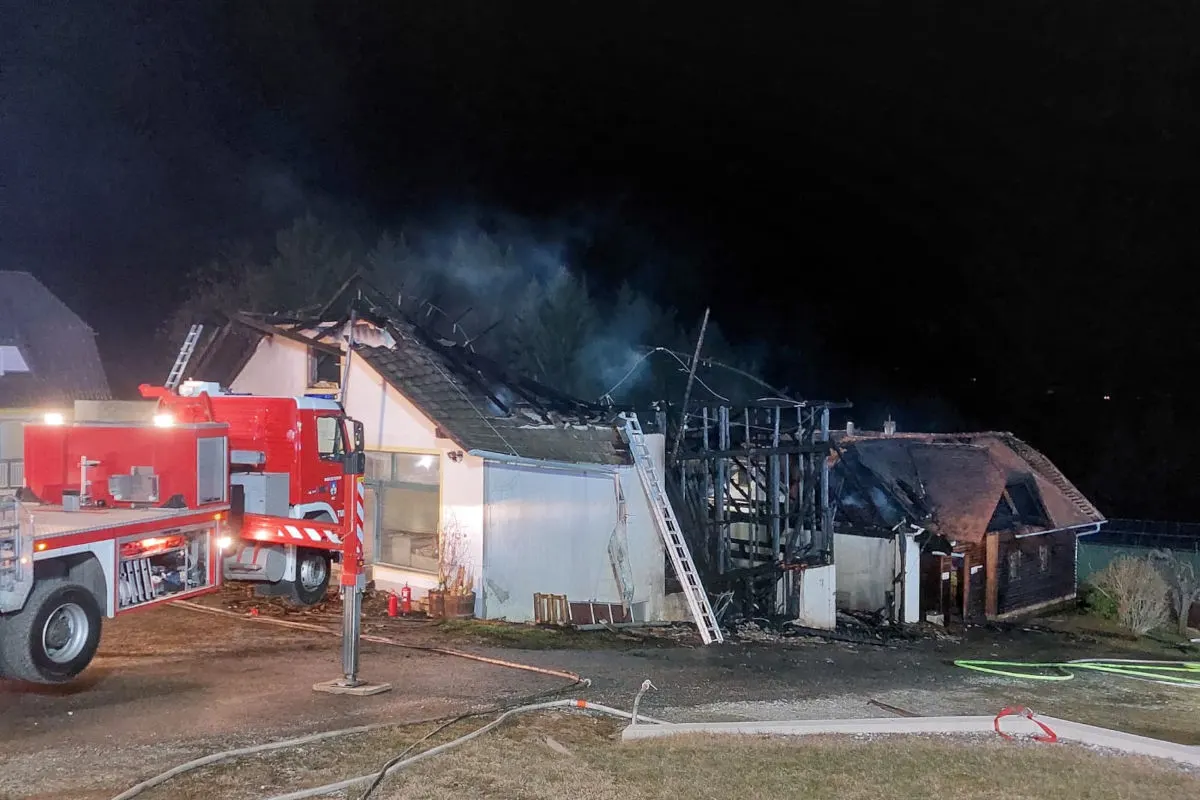 Gschaid bei Birkfeld – Wirtschaftsgebäude in Brand geraten