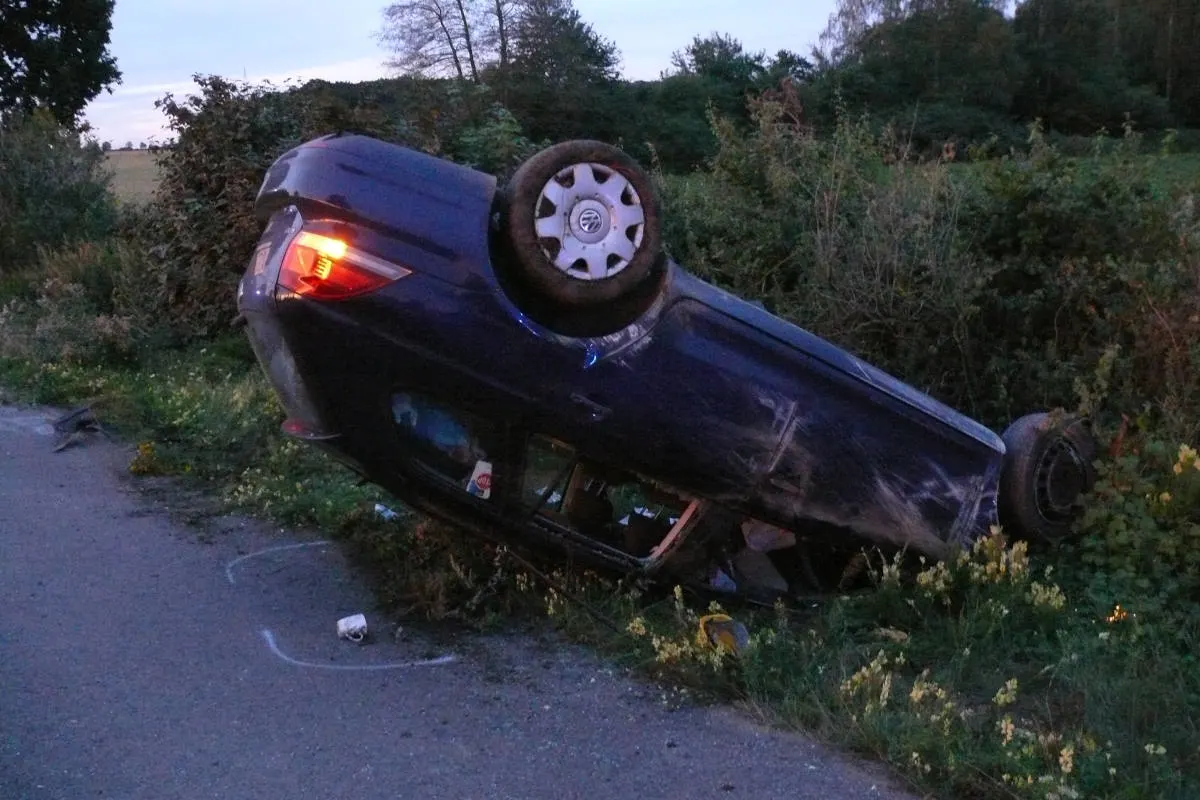 Schwerer Unfall auf der gesperrten B56