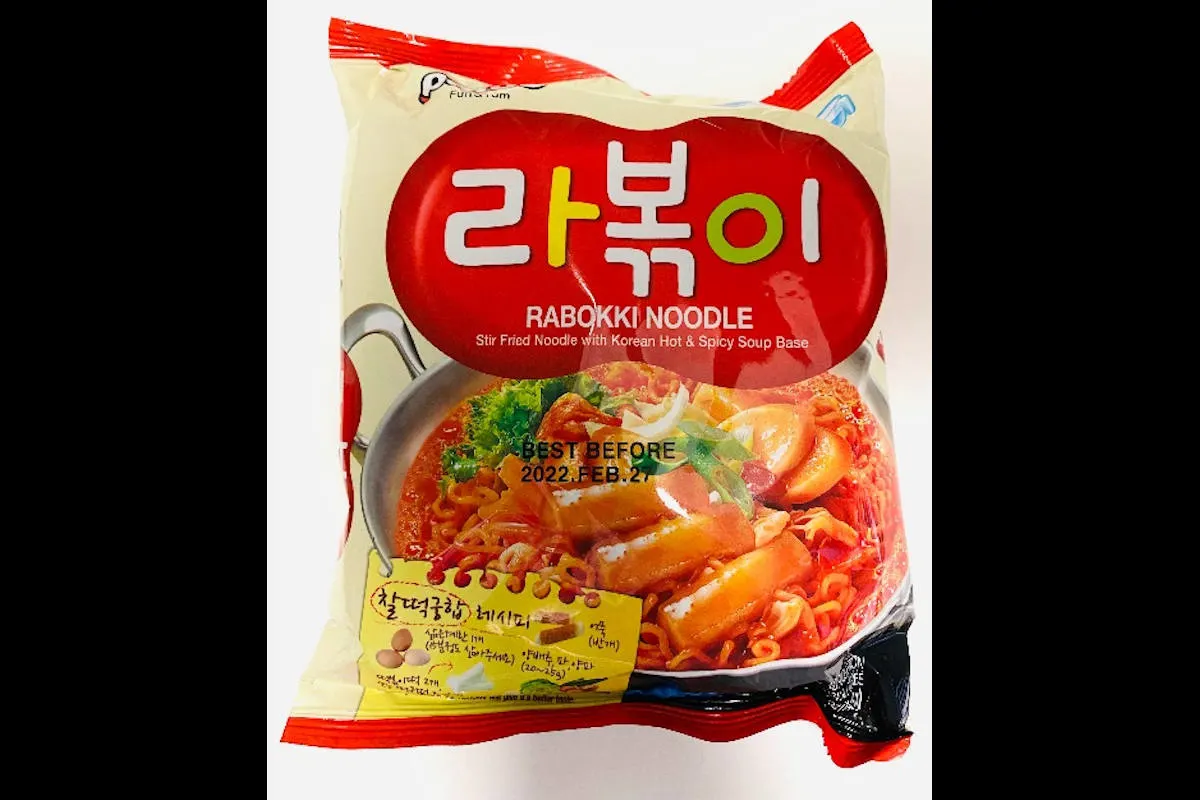 Achtung Ethylenoxid – Panasia ruft „PALDO RAMEN RABOKKI Instantnudeln“ zurück