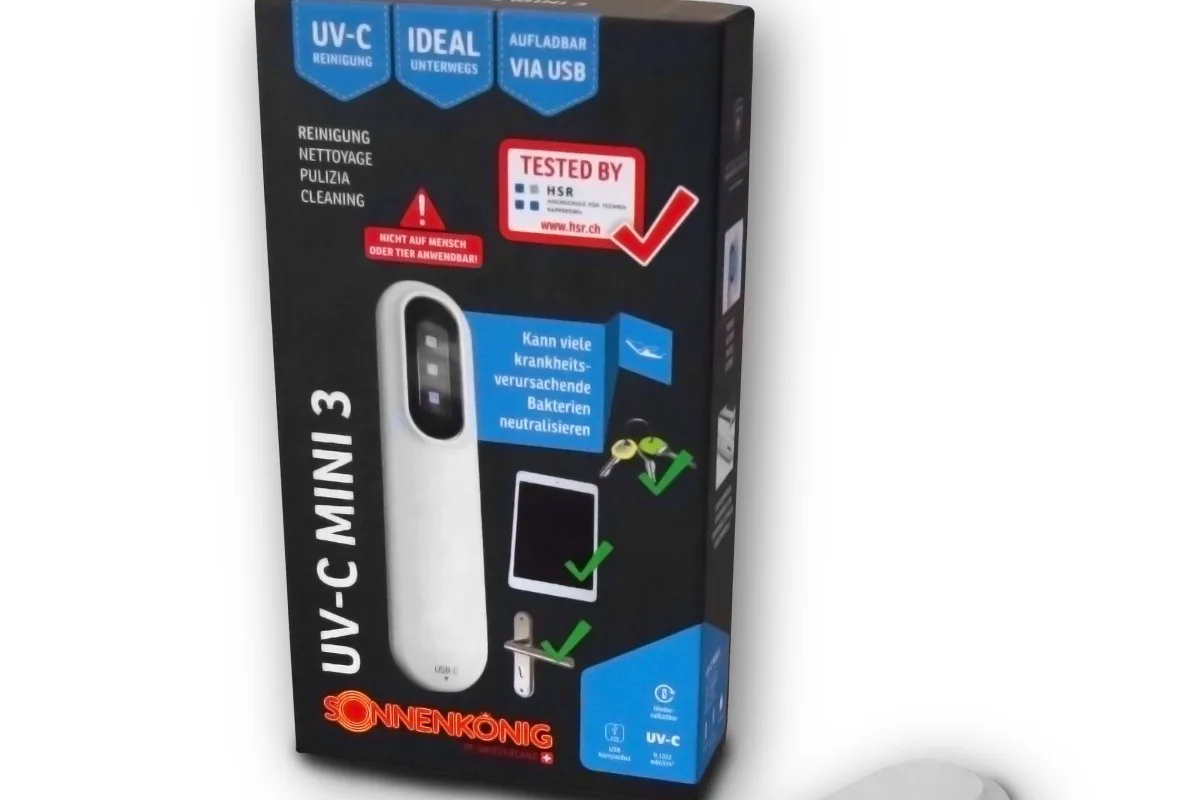 Rückruf von der Migros - Desinfektionsgerät «UV-C Mini 3»  kann Schäden an Augen und Haut verursachen