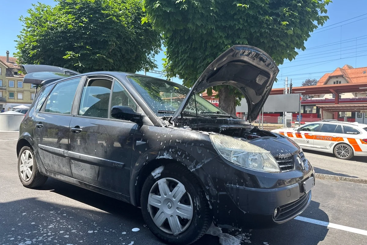 Appenzell AI - Renault fängt Feuer