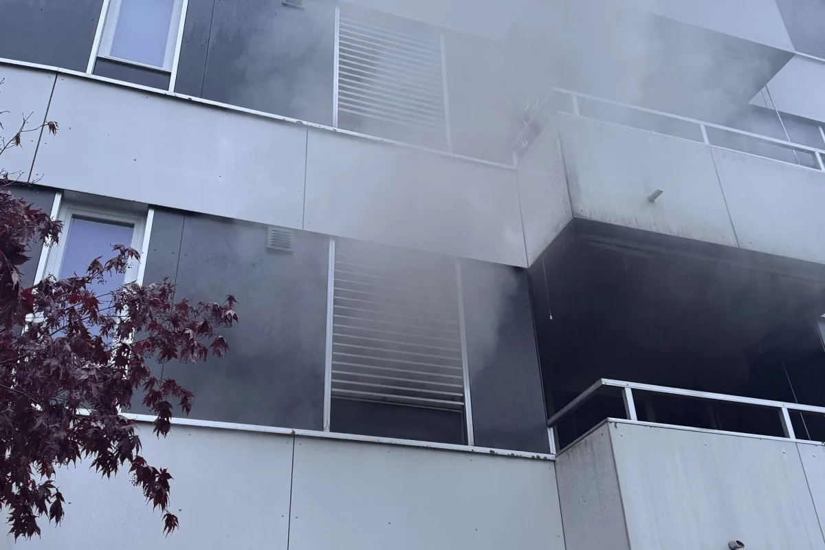 St.Gallen – Mann nach Brand ins Spital gebracht