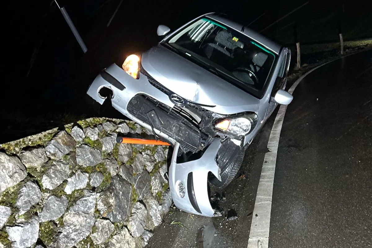 Hundwil AR - Totalschaden nach Selbstunfall
