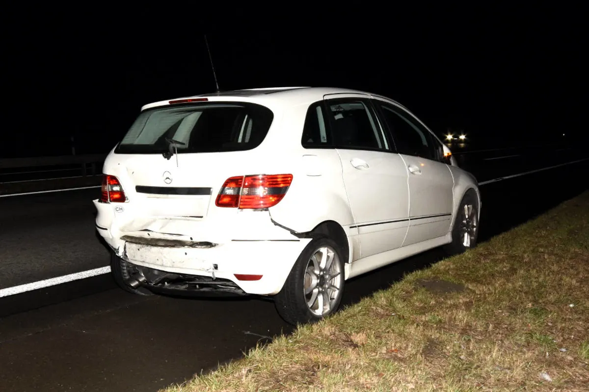 Buchs / A13 SG - Auffahrkollision
