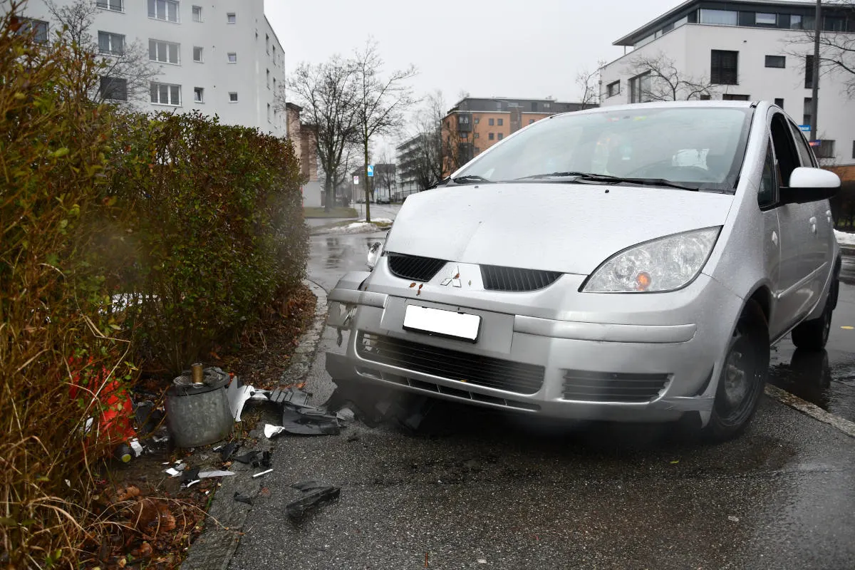 Chur GR – Ausweichmanöver endet in einem Hydranten