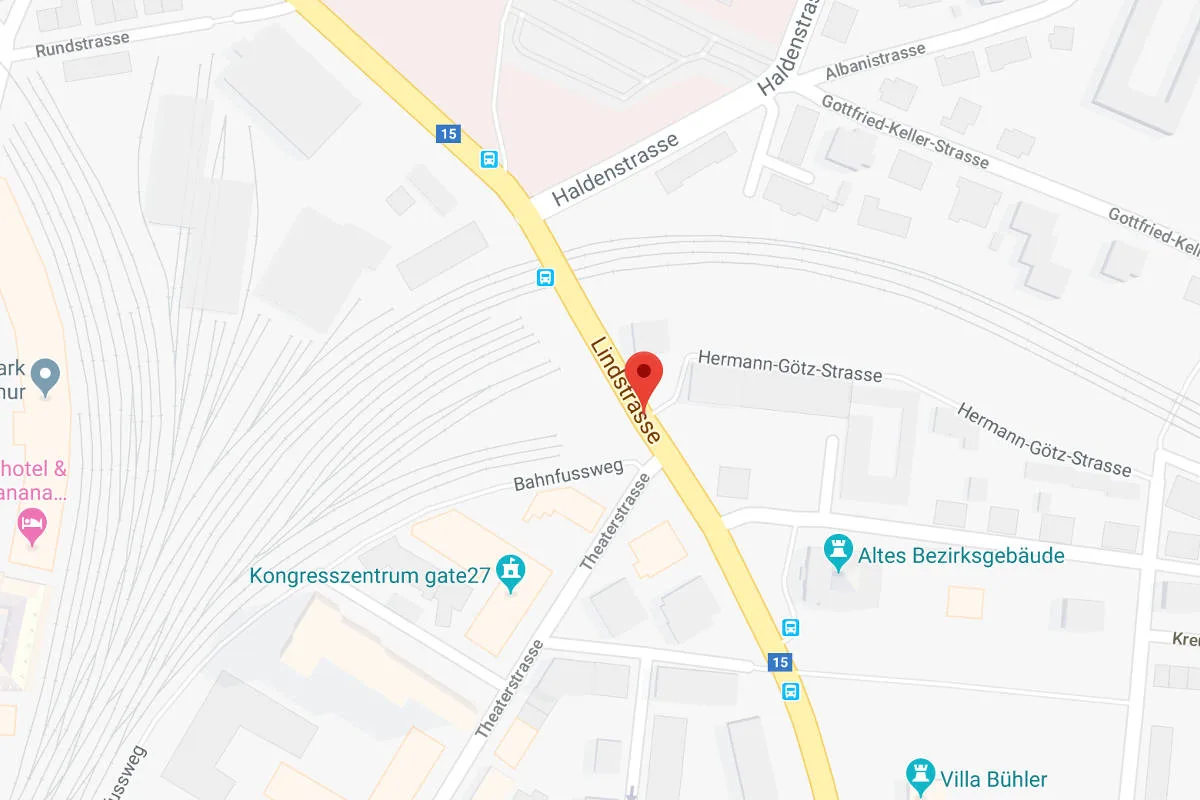 Winterthur ZH - Beschränkte Befahrbarkeit der Lindstrasse 