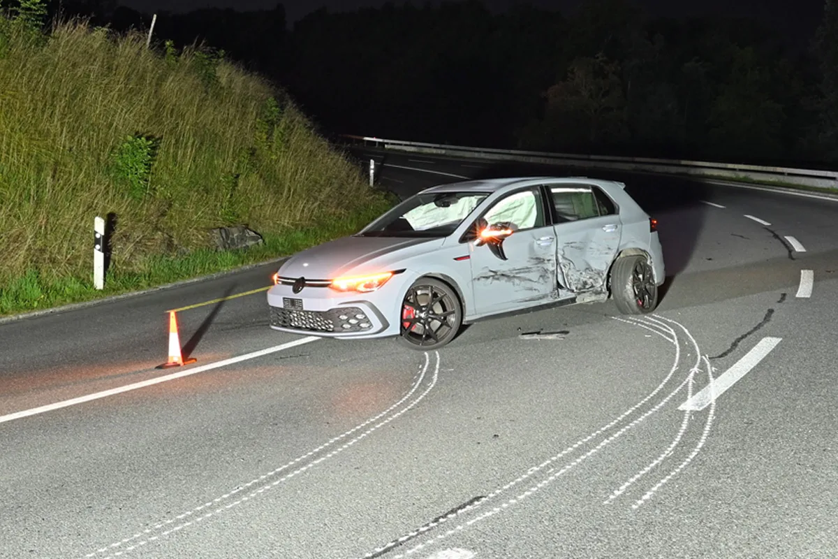 Wolhusen LU – Eine verletzte Person nach Unfall von drei Pkw
