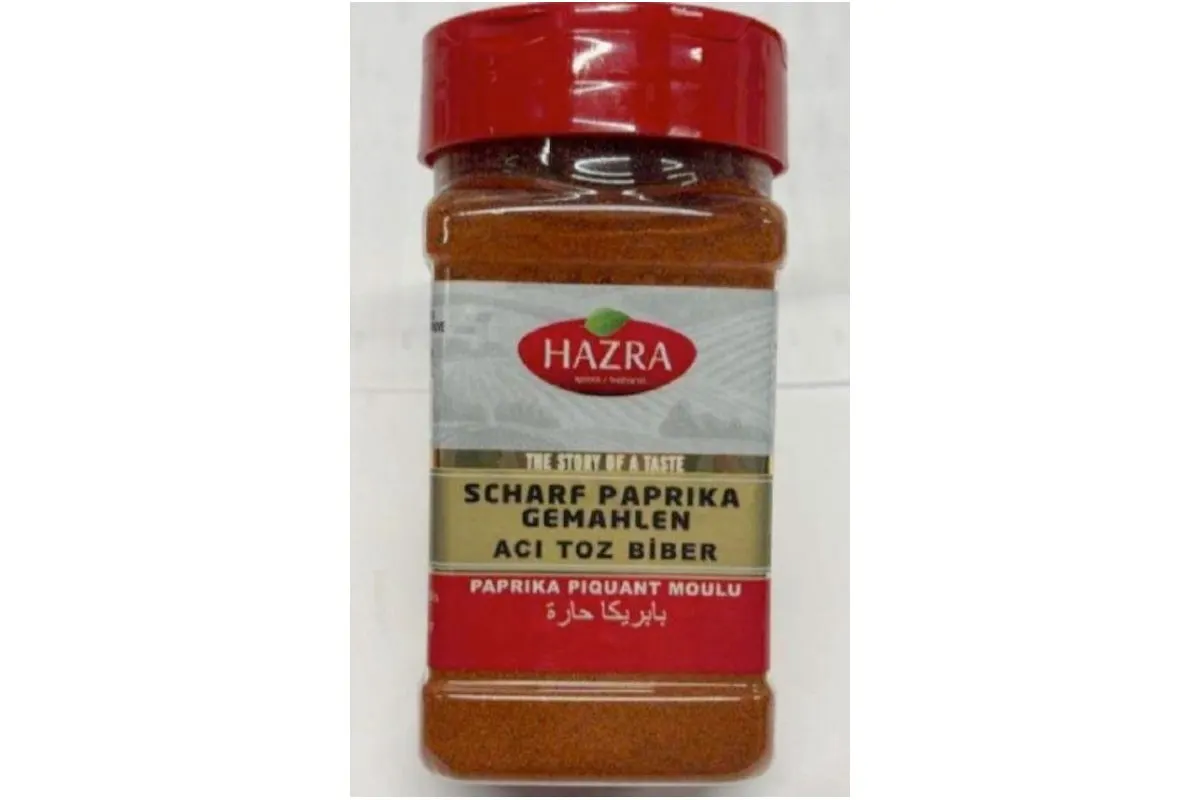 Hazra ruft 150g Paprika scharf wegen Gesundheitsrisiko zurück