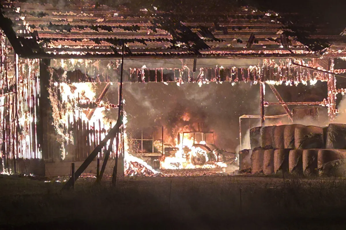 Brand in Gränichen AG – Lagerhallen ein Raub der Flammen