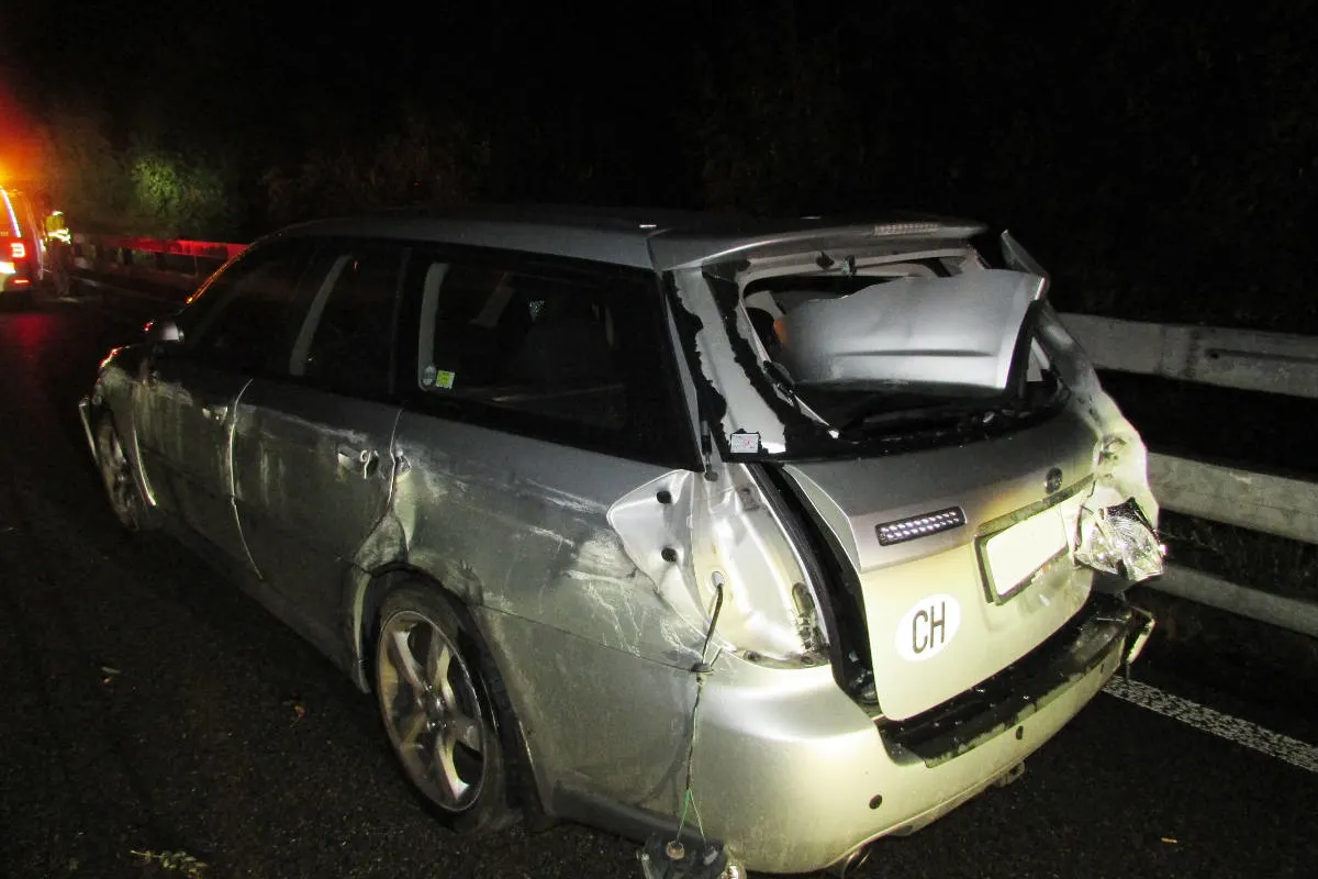 Bilten GL - Verkehrsunfall auf der Autobahn A3