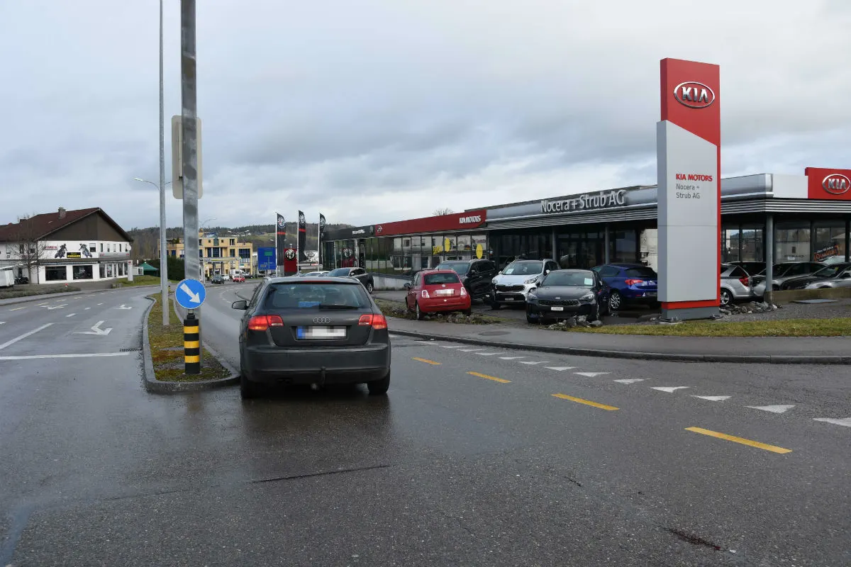 Niederuzwil SG - Wer hatte Grün? - Zeugenaufruf