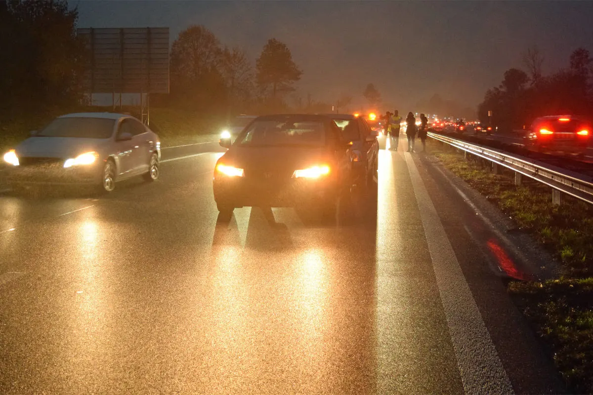 A2 / Sempach LU - Zwei Auffahrkollisionen auf der Autobahn 