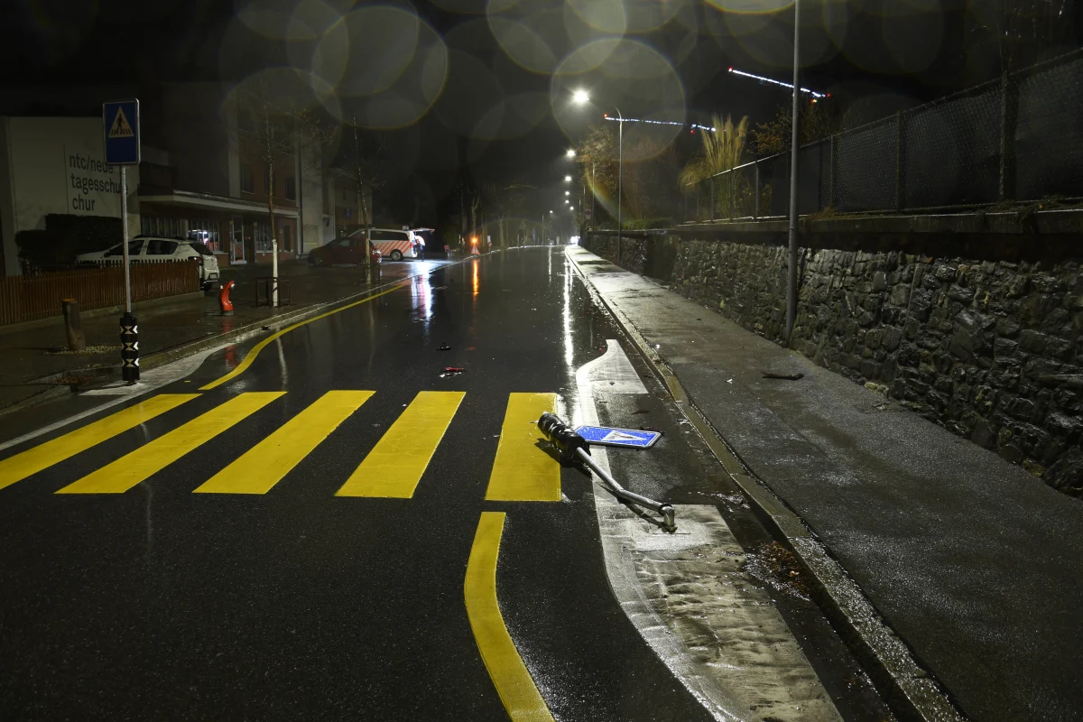 Chur GR – Betrunkener entfernt sich von der Unfallstelle 