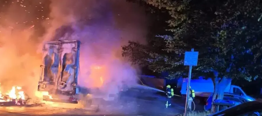 Detmold NRW – Sprinter brennt völlig aus
