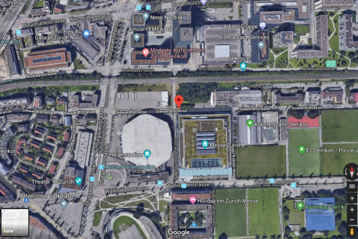 Zürich ZH - Verkehrsbeschränkungen Siewerdtstrasse