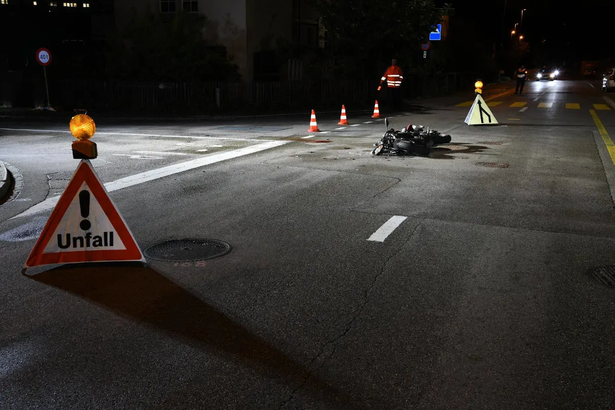 Liestal BL – Kollision zwischen Personenwagen und Motorrad