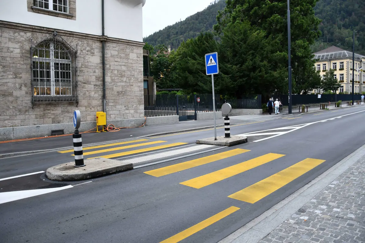 Chur GR - Mann auf Fussgängerstreifen angefahren