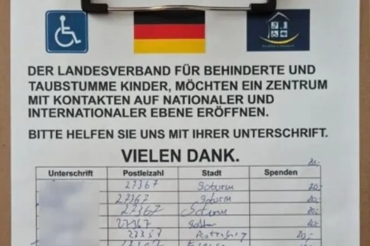Zeven NI – Warnung von falschen Spendensammlern