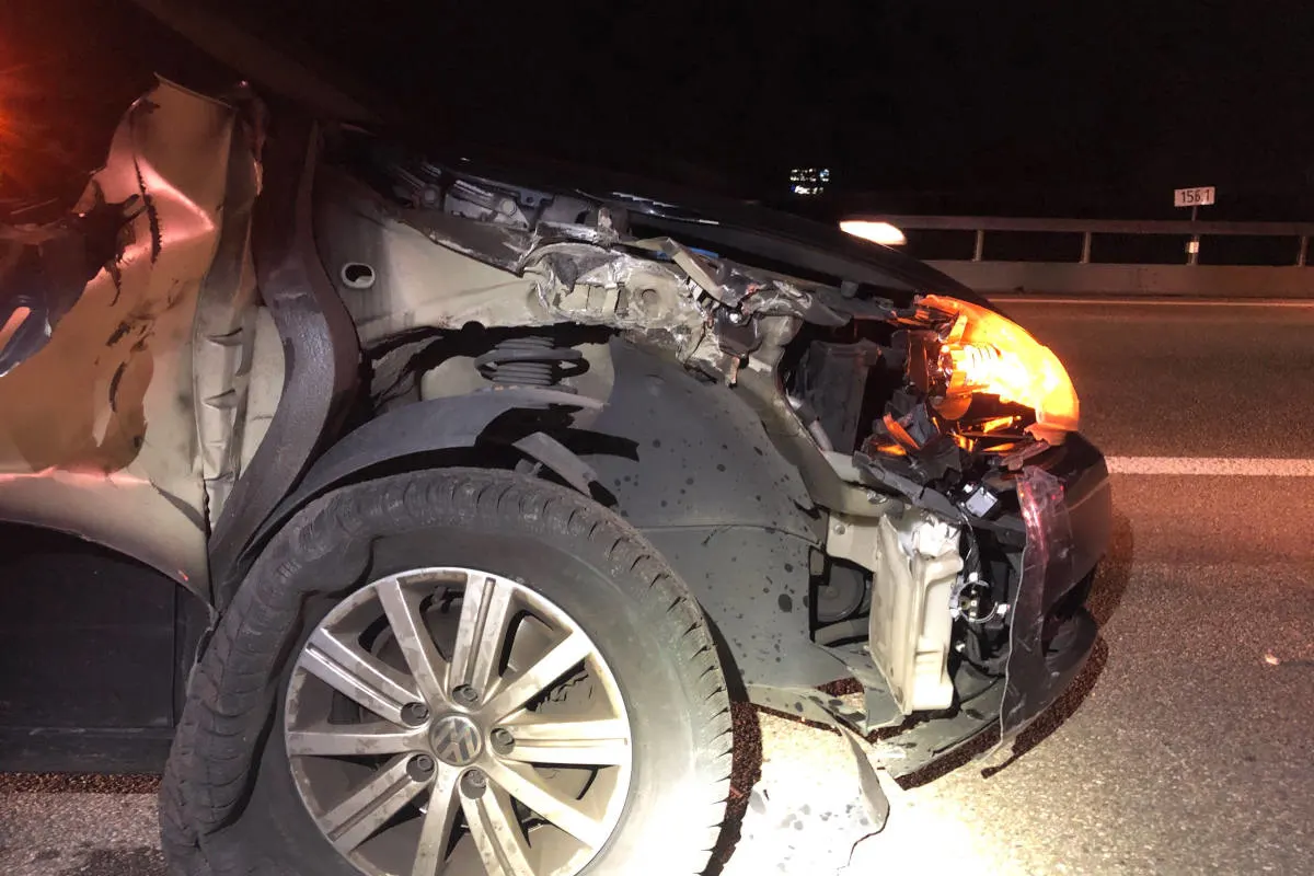 A3 Bilten GL - Selbstunfall auf der Autobahn