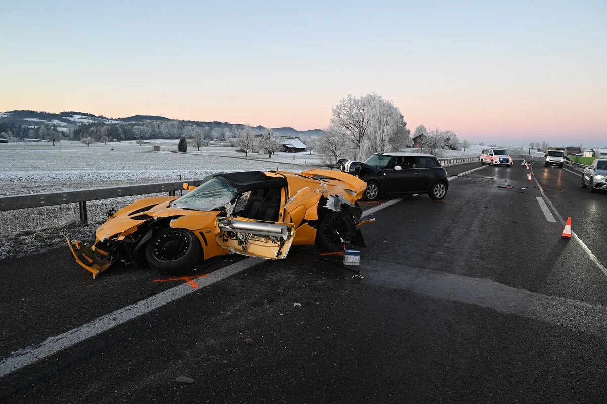 Gossau SG – Mehrere Unfälle auf der A1