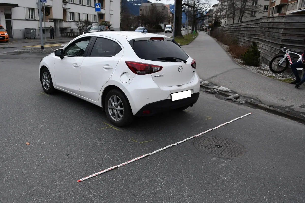 Chur GR – Fahrradfahrer bei Kollision mit Personenwagen verletzt