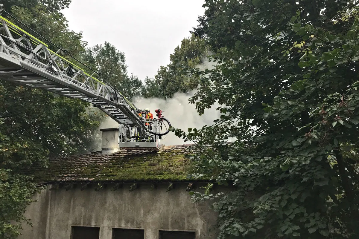 St. Gallen SG - Brand in Abbruchliegenschaft