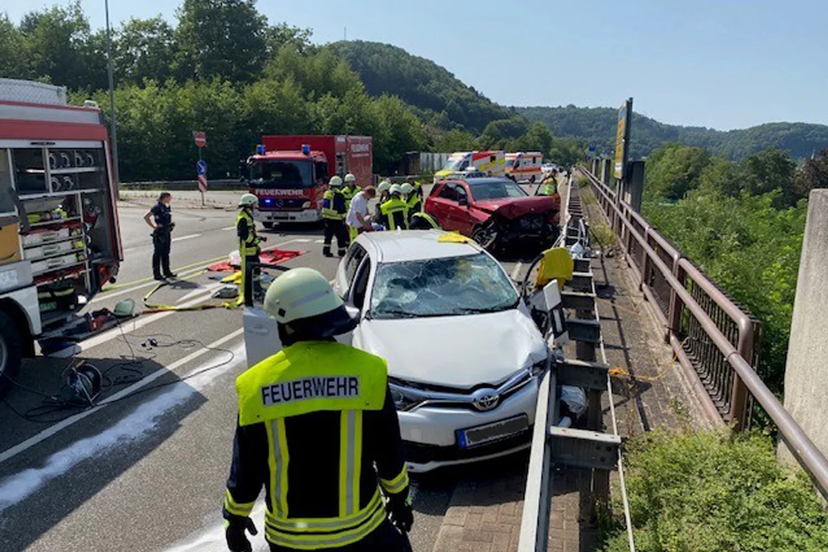 Rodalben RP – Fünf Verletzte bei Unfall