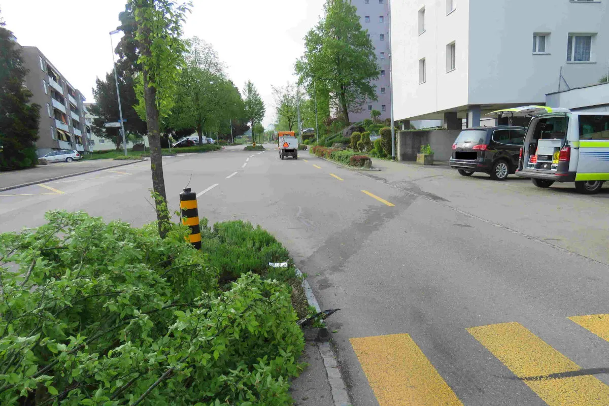 Spreitenbach AG - Am Steuer eingenickt und Unfall gebaut