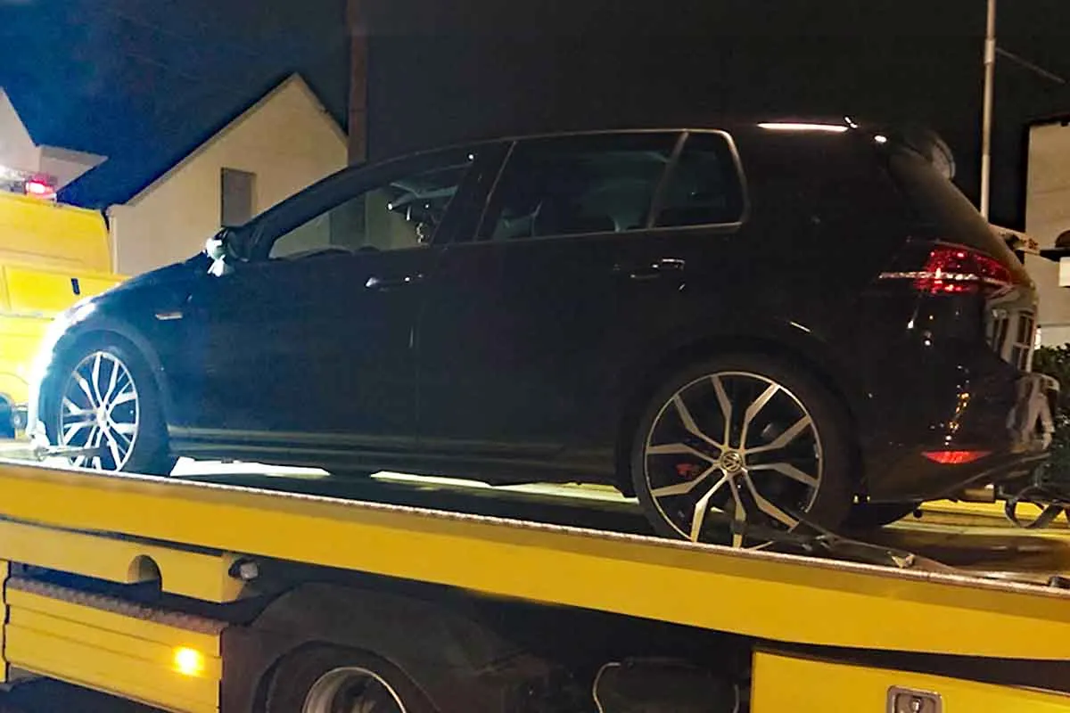 Recklinghausen - Zu schnell gefahren - Auto und Führerschein weg