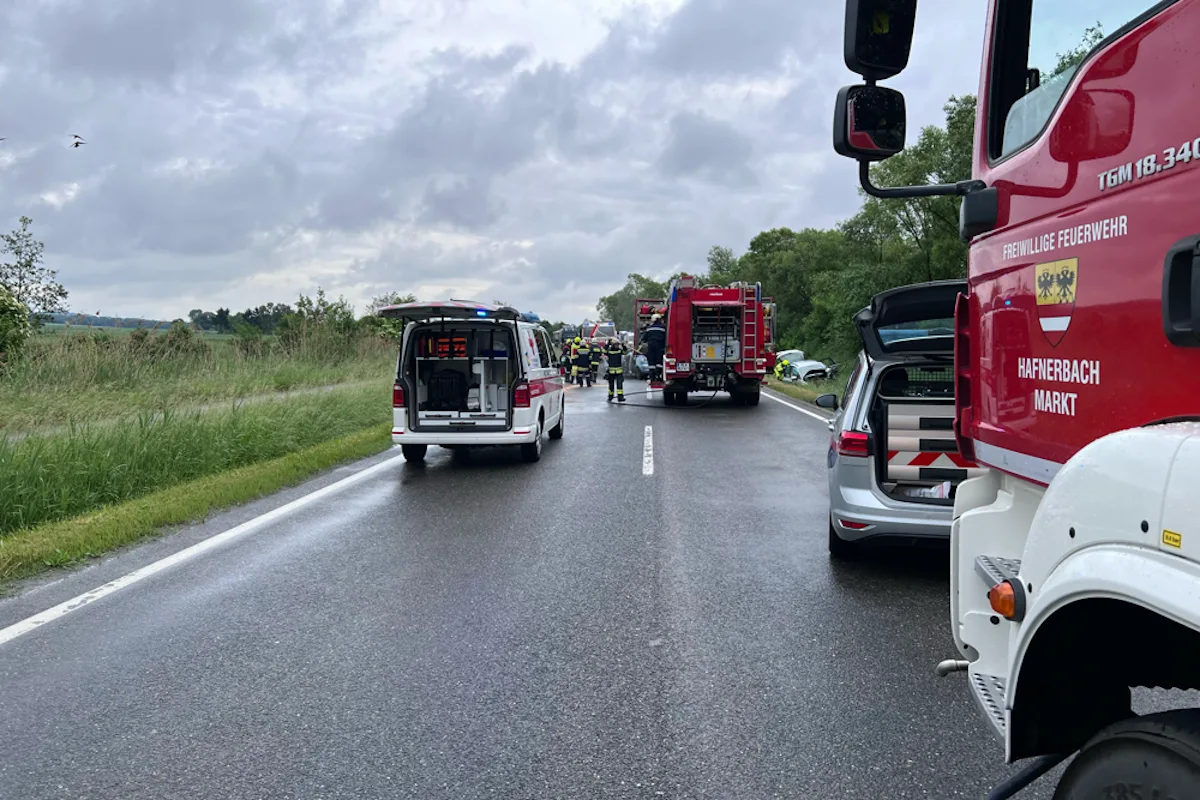 Bezirk St. Pölten – Verkehrsunfall in Hafnerbach 