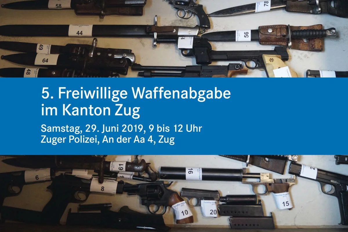 Kanton ZG - Freiwillige Waffenabgabe