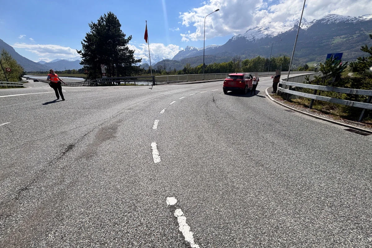 Vaduz FL – Unfall zwischen Bus und Auto