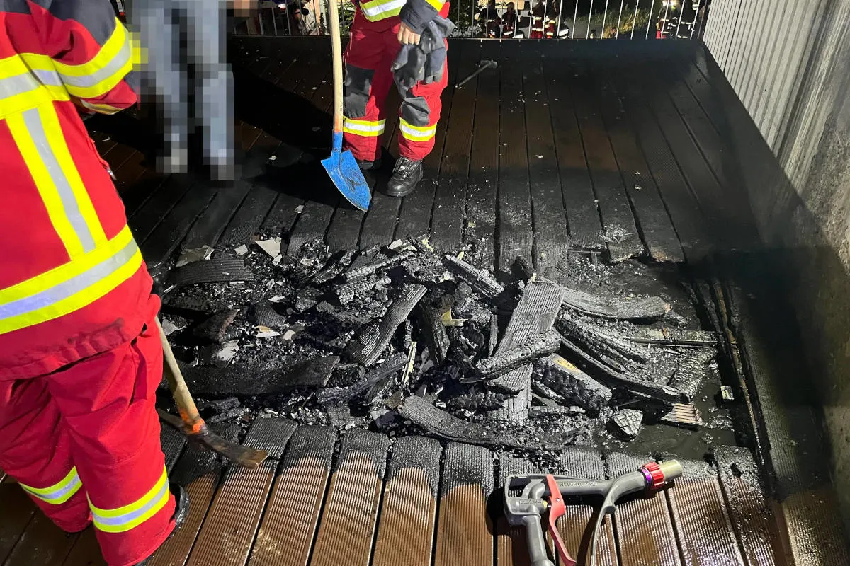 Maseltrangen SG – Brand auf Balkon
