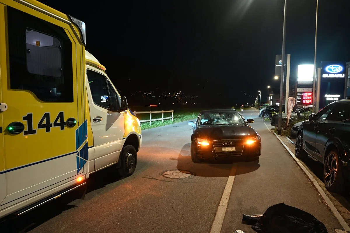 Mels SG – 17-jähriger Motorradfahrer bei Unfall verletzt