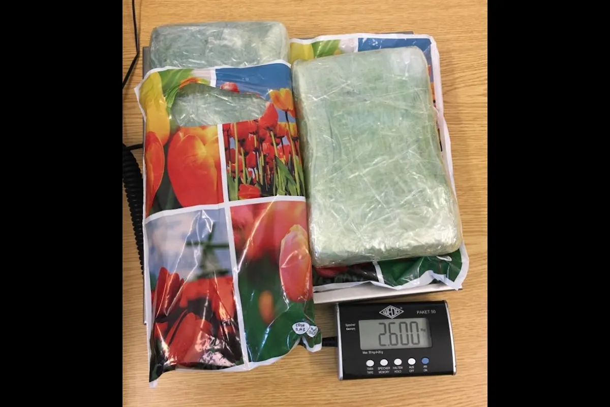 A3 Emmerich – Mann mit 2,6 Kilogramm Kokain festgenommen