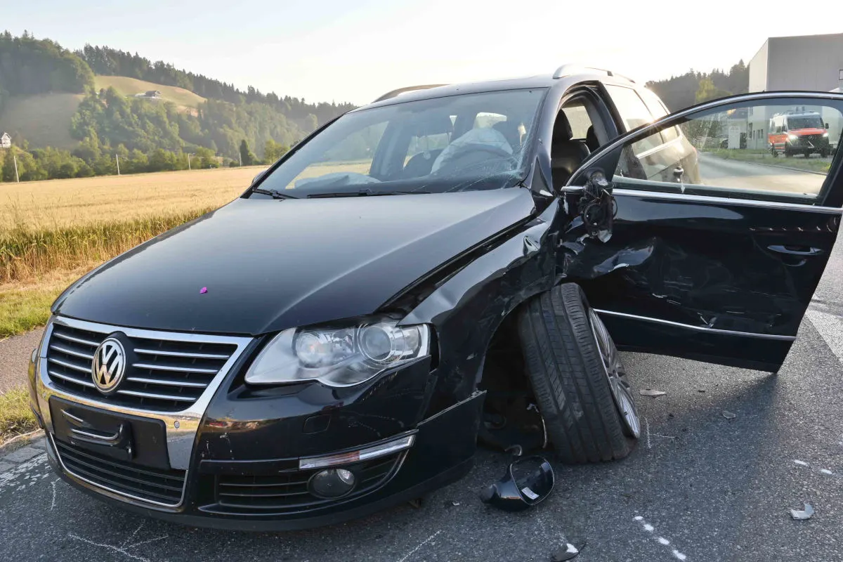 Hüswil LU – Unfall fordert zwei Verletzte