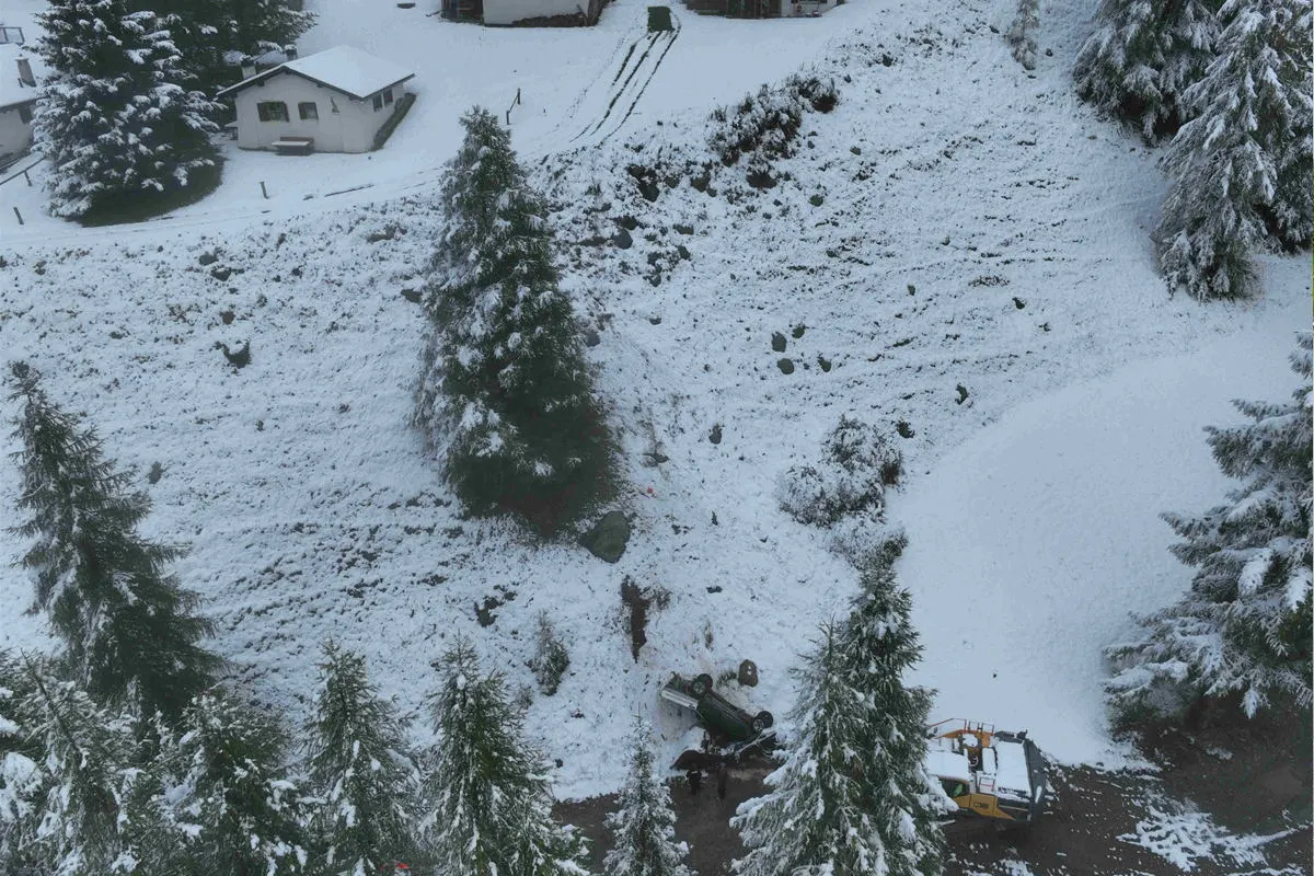 Scuol GR – Selbstunfall mit Personenwagen