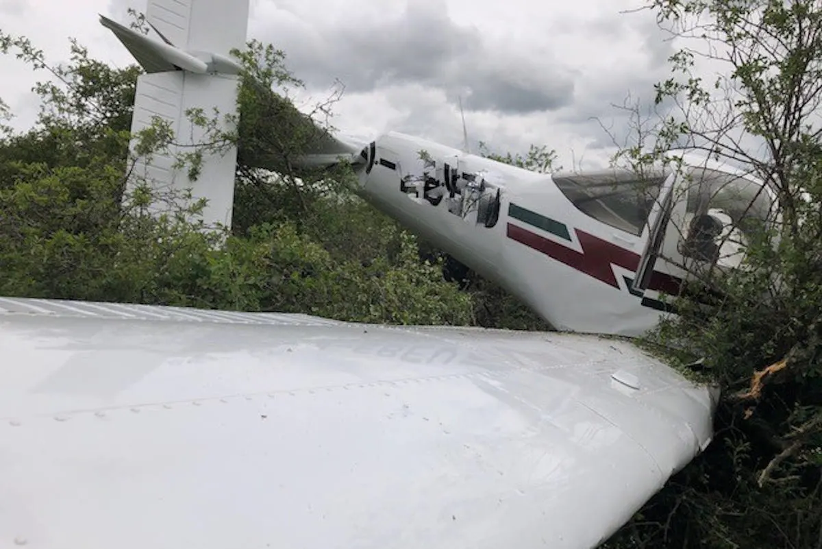 Bad Sobernheim – Absturz eines Leichtflugzeugs – Piloten schwer verletzt